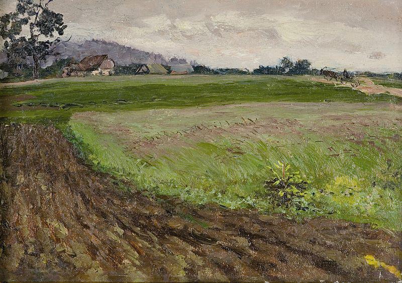 Nikolay Nikanorovich Dubovskoy Rural landscape Germany oil painting art